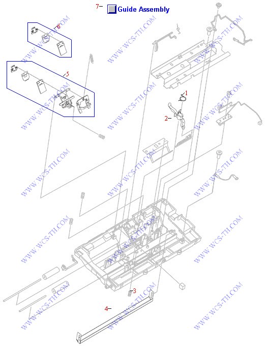 HP LaserJet 3050 Guide Assembly