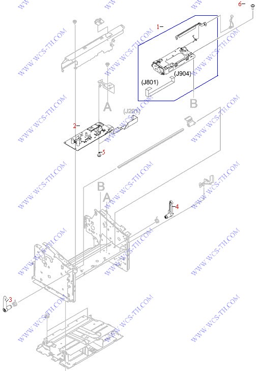 HP LaserJet 3050 Internal Components of Printer (2 of 3)