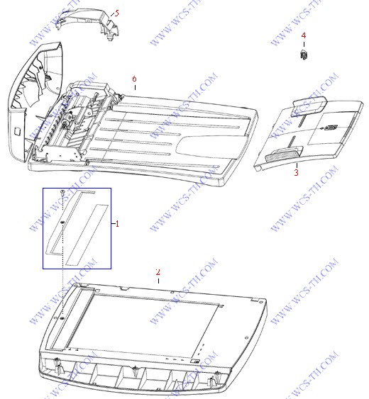 HP LaserJet 3050 Scanner assembly