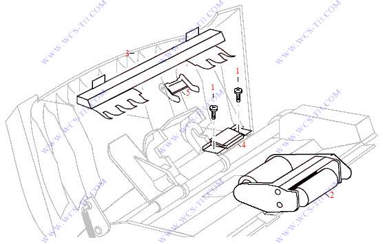 HP LaserJet 3380 Scanner Assembly - ADF Rollers and Separation Pad