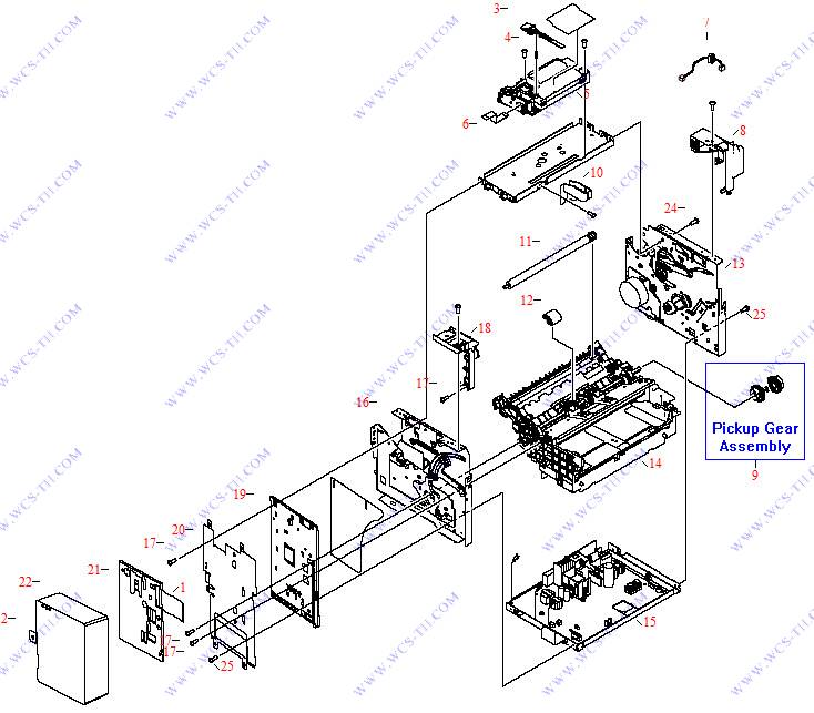 HP LaserJet 3380 Internal Components (1 of 2)
