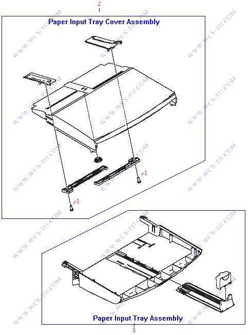 HP LaserJet 3380 Paper Input Tray Assembly