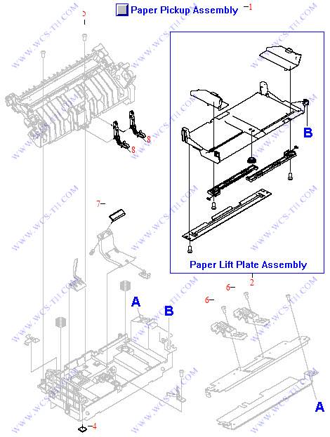 HP LaserJet 3380 Paper Pickup Assembly (2 of 2)