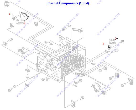 HP LaserJet 3390 Internal components (4 of 4)