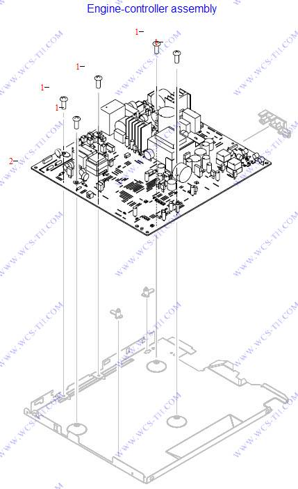 HP LaserJet 3390 Engine-controller assembly