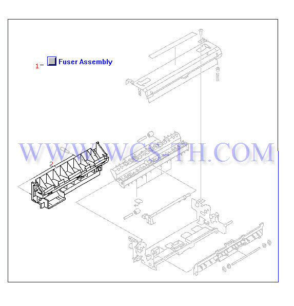 HP LaserJet 4000 Fuser Assembly (1 of 2)