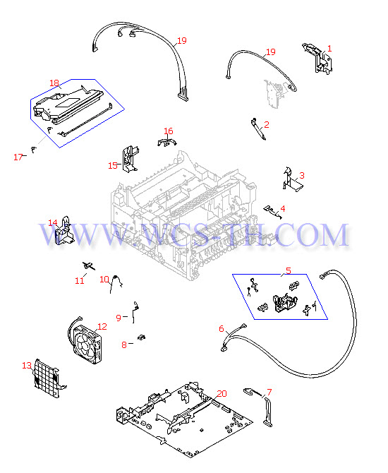 HP LaserJet 4000 Internal Components (3 of 4)