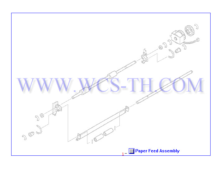 HP LaserJet 4000 Paper Feed Assembly