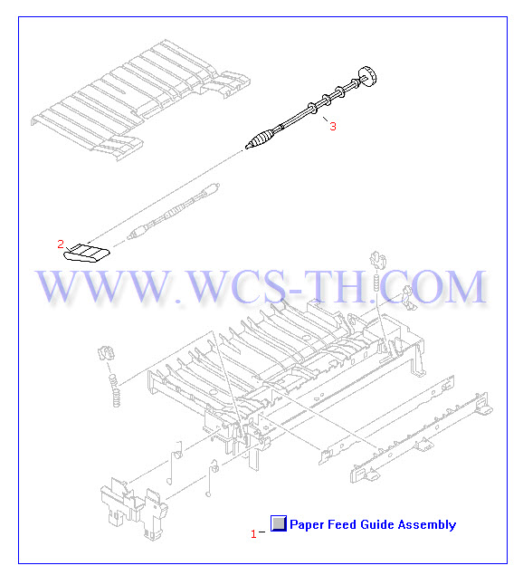 HP LaserJet 4000 Paper Feed Guide Assembly