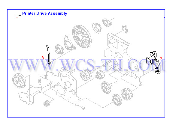 HP LaserJet 4000 Printer Drive Assembly