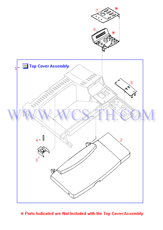 HP LaserJet 4000 Top Cover Assembly