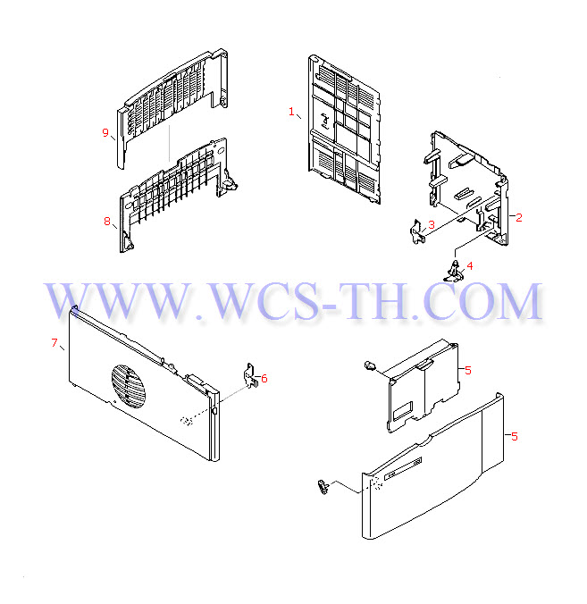 HP LaserJet 4000 External Covers and Panels