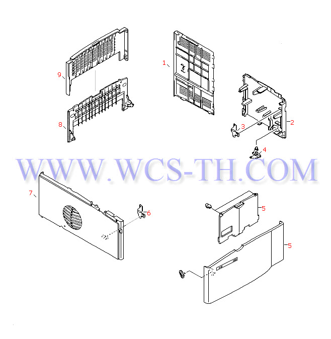 HP LaserJet 4050 External Covers and Panels