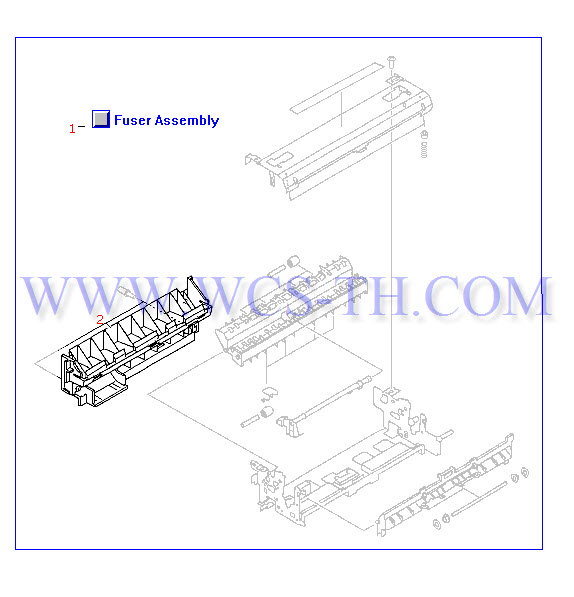 HP LaserJet 4050 Fuser Assembly (1 of 2)
