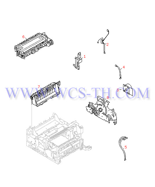 HP LaserJet 4050 Internal Components (1 of 4)