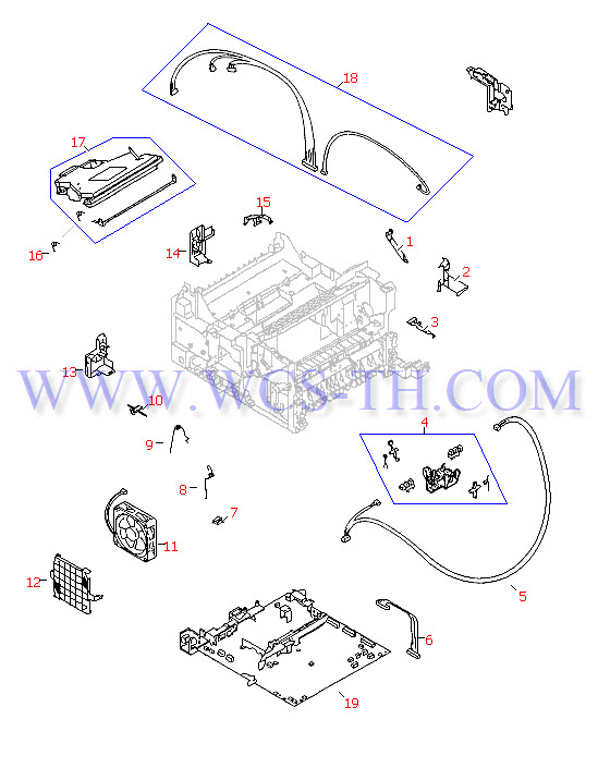 HP LaserJet 4050 Internal Components (3 of 4)