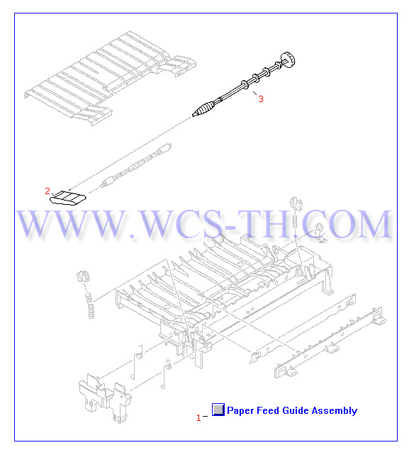 HP LaserJet 4050 Paper Feed Guide Assembly