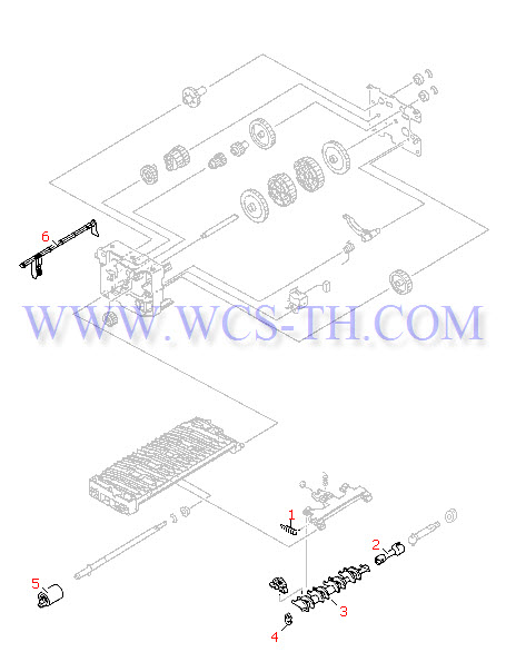 HP LaserJet 4050 Paper Pickup Drive Assembly