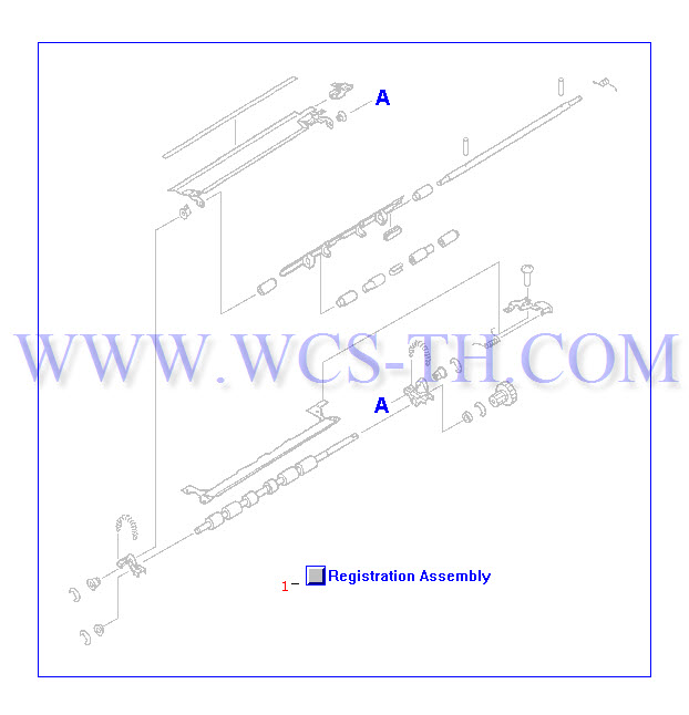 HP LaserJet 4050 Registration Assembly