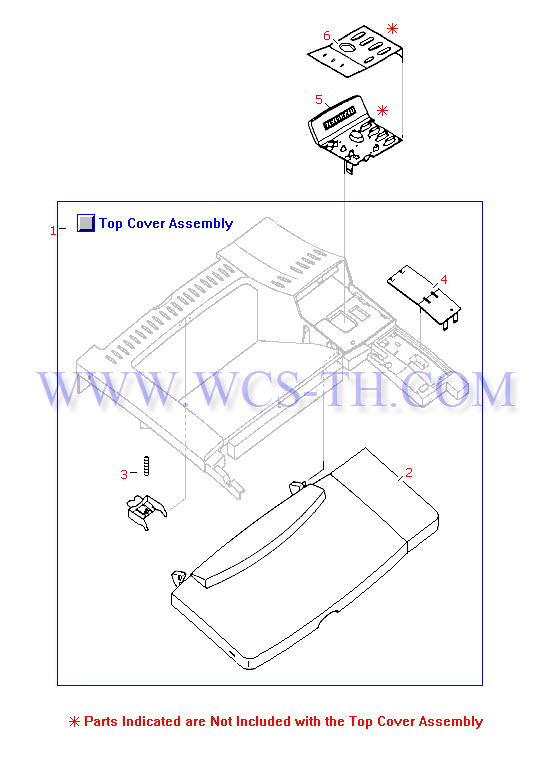 HP LaserJet 4050 Top Cover Assembly