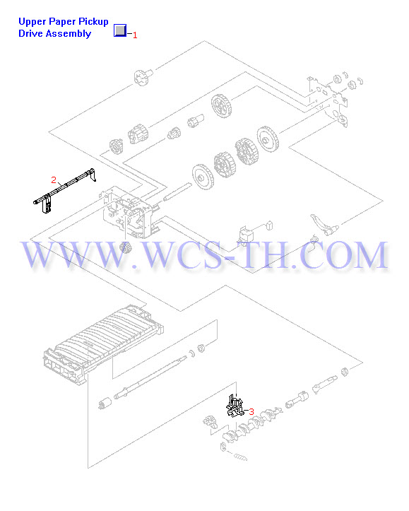 HP LaserJet 4050 Upper Pickup Drive Assembly