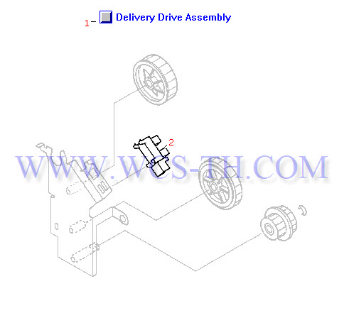 HP LaserJet 4050 Delivery Drive Assembly