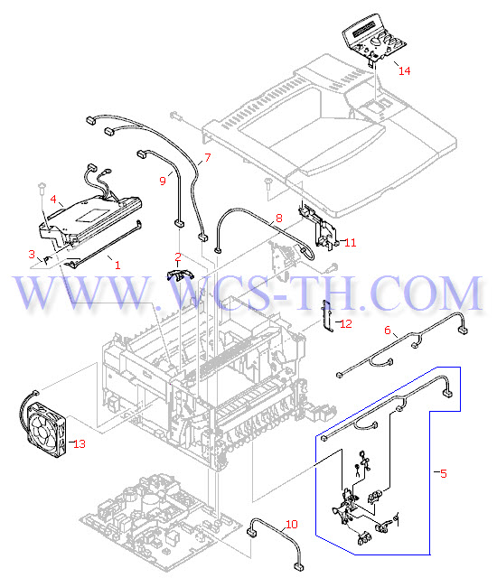 HP LaserJet 4100 Internal Components (2 of 4)