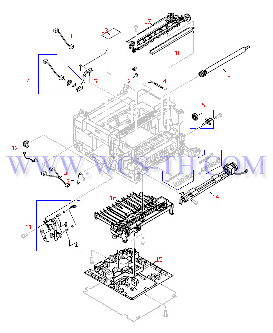 HP LaserJet 4100 Internal Components (3 of 4)