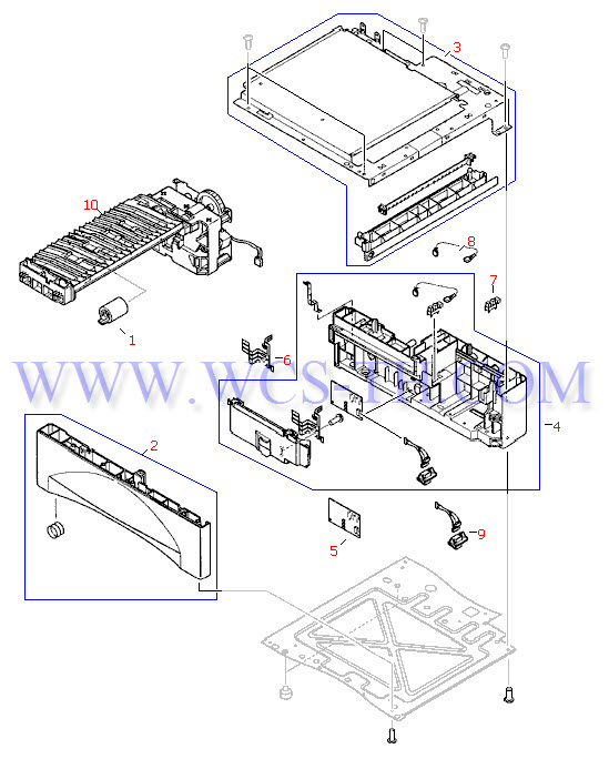 HP LaserJet 4100 Internal Components (4 of 4)