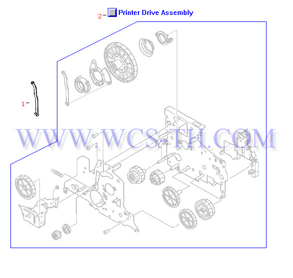 HP LaserJet 4100 Printer Drive Assembly