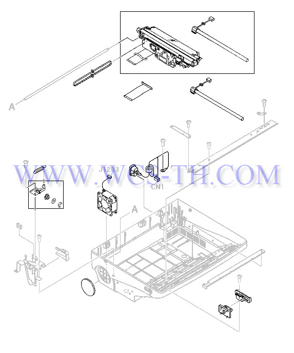 HP LaserJet 4100 Scanner unit (1 of 2)