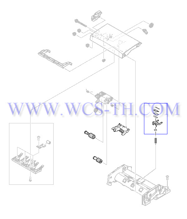 HP LaserJet 4100 ADF unit (2 of 2)