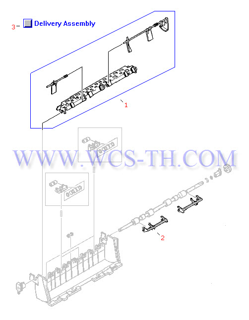 HP LaserJet 4100 Delivery Assembly