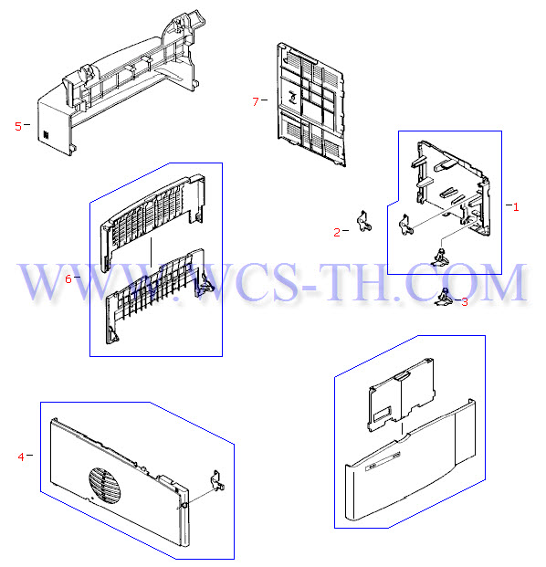 HP LaserJet 4100 External Covers and Panels