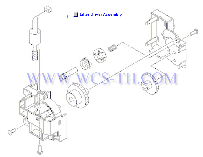 HP LaserJet 4200 Lifter Driver Assembly