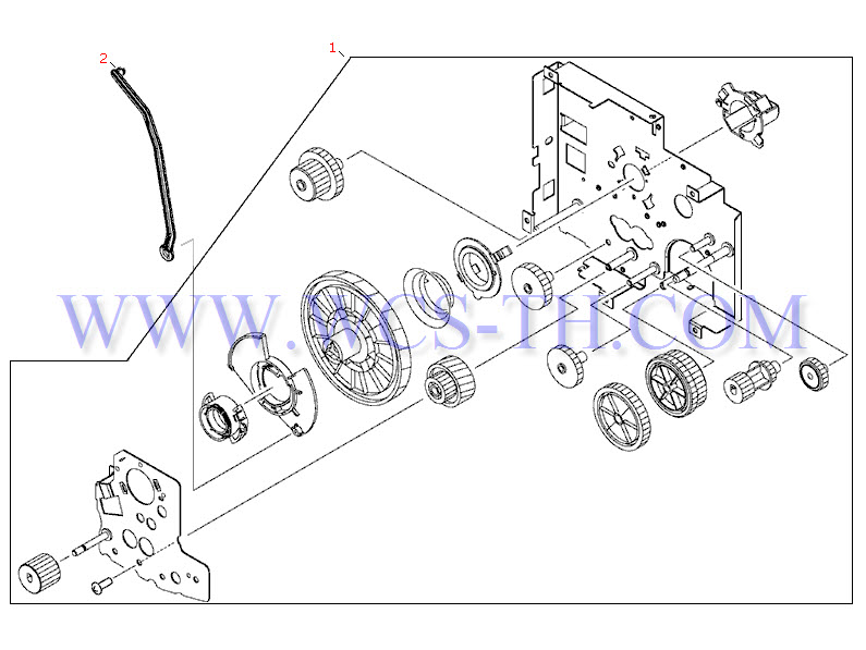 HP LaserJet 4200 Main Drive Assembly
