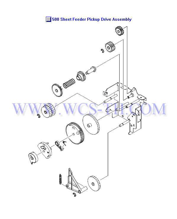 HP LaserJet 4200 Pickup Drive Assembly