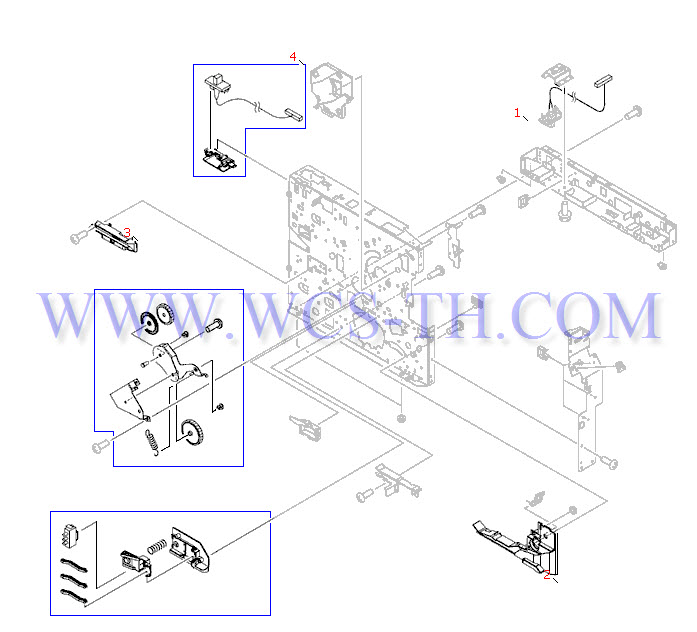 HP LaserJet 4200 Right-side Assemblies