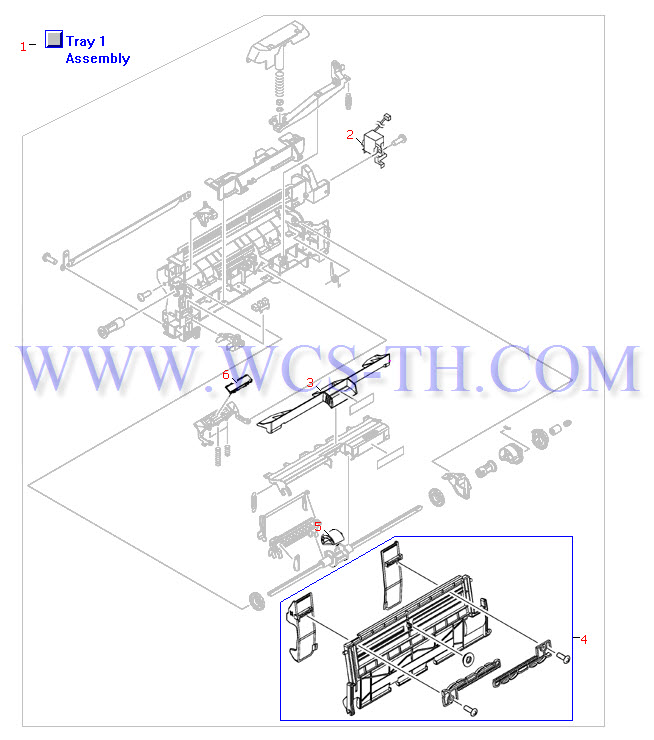 HP LaserJet 4200 Tray 1 Assembly