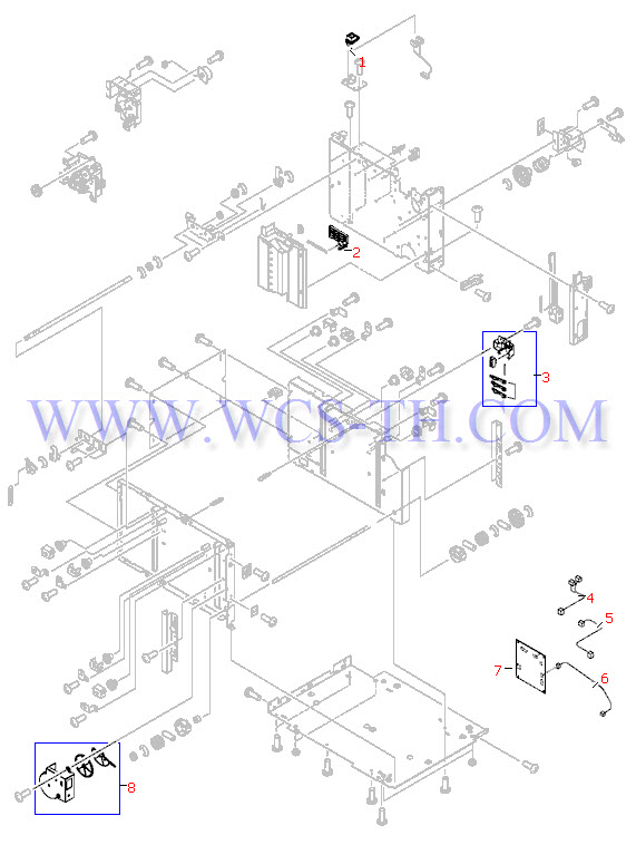 HP LaserJet 4200 1500 Sheet Feeder Main Assemblies