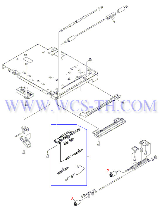 HP LaserJet 4200 1500 Sheet Feeder Paper Pickup Assembly