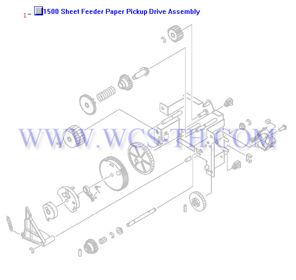 HP LaserJet 4200 1500 Sheet Feeder Pickup Drive Assembly