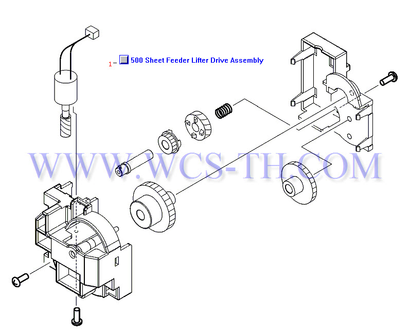 HP LaserJet 4200 500 Sheet Feeder Lifter Driver Assembly