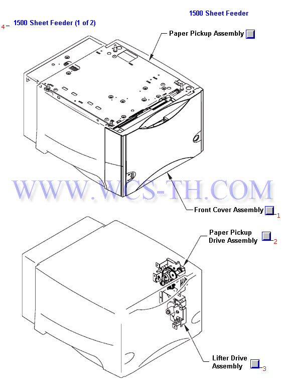 HP LaserJet 4250 1500 Sheet Feeder (1 of 2)