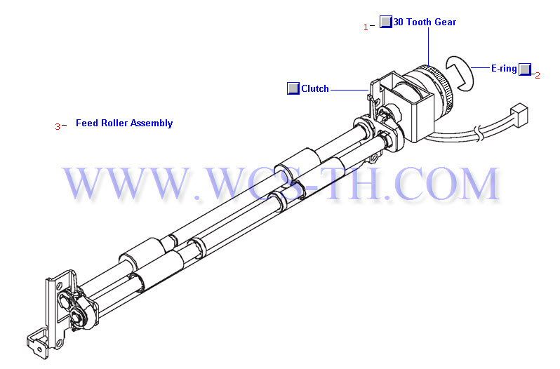 HP LaserJet 4250 Feed Roller Assembly