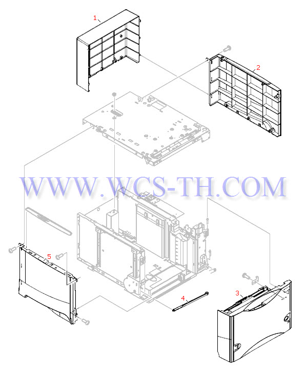 HP LaserJet 4300 1500 Sheet Feeder Covers