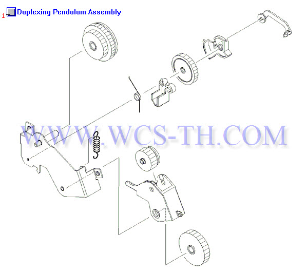 HP LaserJet 4300 Duplexing Pendulum Assembly