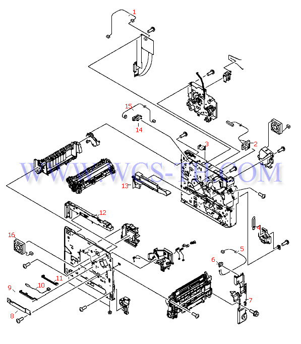 HP LaserJet 4300 Main Assemblies (3 of 3)