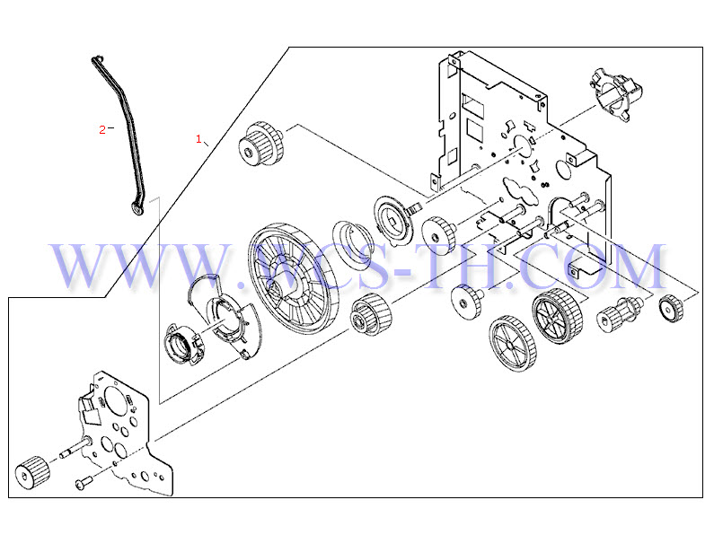 HP LaserJet 4300 Main Drive Assembly