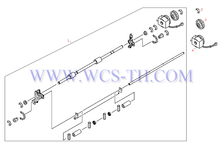 HP LaserJet 4300 Paper Feed Assembly